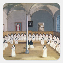 The Sisters of the Abbey Square Stickers
