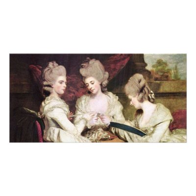 The Sisters Waldegrave By Reynolds Sir Joshua Photo Greeting Card by Artcollection