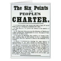 The Six Points of the People's Charter Greeting Cards