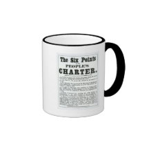 The Six Points of the People's Charter Coffee Mugs
