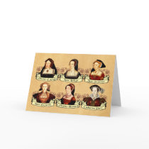 The SIx Wives of Henry VIII Classic Greeting Cards