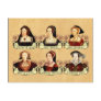 The SIx Wives of Henry VIII Classic Postcard