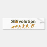 The Skateboarding Revolution Bumper Sticker