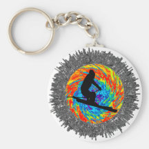 THE SKIING ADVENTURES KEY CHAINS