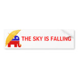 The Sky is Falling bumper stickers