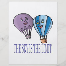 The Sky Is The Limit Personalized Flyer