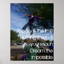 The Sky is the Limit Posters