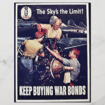 The Sky's The Limit, Keep Buying War Bonds Flyers