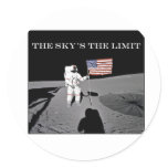 The Sky's the Limit Round Sticker
