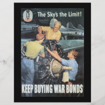 The Sky's The Limit World War II Custom Flyer