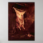The Slaughtered Ox By Rembrandt Harmensz. Van Rijn posters