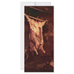 The Slaughtered Ox By Rembrandt Harmensz. Van Rijn rack cards