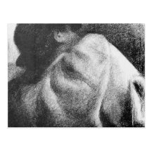 The Sleeper by Georges Seurat Postcards