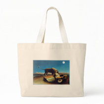 "The Sleeping Gypsy" by Henri Rousseau Tote Bags