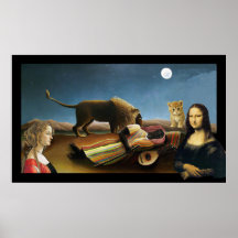 The Sleeping Gypsy has company! Print