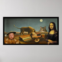 "The Sleeping Gypsy"  has visitors! Print