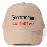 The Smart One (Groomsman) Trucker Hats