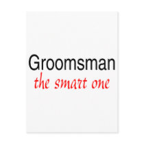 The Smart One (Groomsman) Postcards