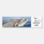 The smiling dolphin bumper stickers