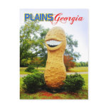 The Smiling Peanut Statue, Plains, Georgia postcards
