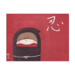The Sock Monkey Ninja Postcard