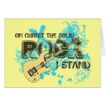 The Solid Rock Greeting Card