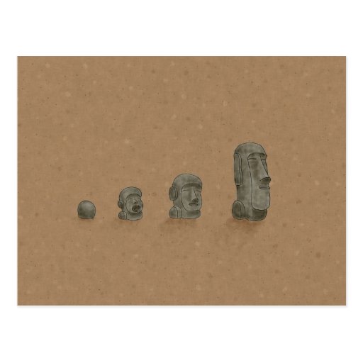 The Solved Mystery of Moai Statues Postcard