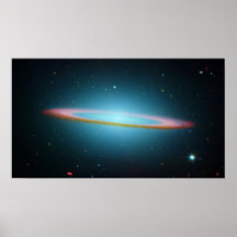 The Sombrero Galaxy Poster