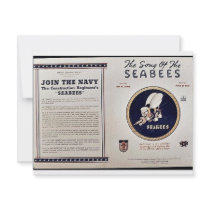 The Song Of The Seabees Announcement