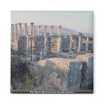 The South Decumanus, Jerash, Jordan Fridge Magnets