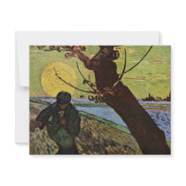 The Sower By Vincent Van Gogh Custom Announcements