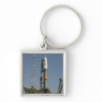 The Soyuz rocket shortly after arrival Key Chains