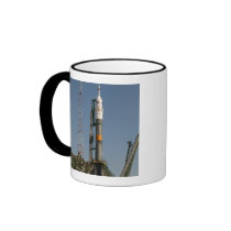 The Soyuz rocket shortly after arrival Mugs