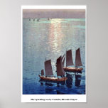 The sparkling sea by Yoshida, Hiroshi Ukiyoe Poster