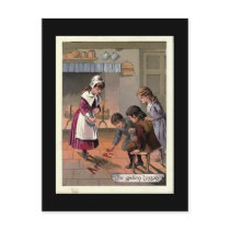 The Spelling Lesson Vintage Children's Book Image Post Cards