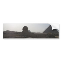 The Sphinx, the Pyramids of Giza bumper stickers