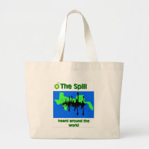 The Spill Heard Round The World Canvas Bags
