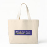 The Spin Starts Here Canvas Bag