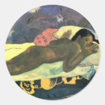 The Spirit of the Dead Keeps Watch - Paul Gauguin Round Sticker