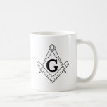 The Square and Compasses Freemasonry Symbol Coffee Mugs