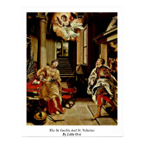 The St. Cecilia And St. Valerian By Lelio Orsi posters
