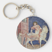 The St. Martin Dividing His Cloak By Martini Simon Keychain
