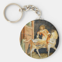 The St. Martin Dividing His Cloak By Martini Simon Key Chains