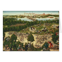 The Stag Hunt Greeting Cards