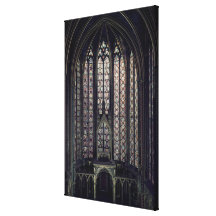 The stained glass window canvas print