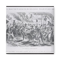 The Stamp Act Riots at Boston Refrigerator Magnet