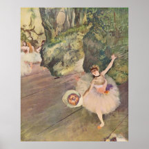 The Star of the Ballet by Edgar Degas Posters
