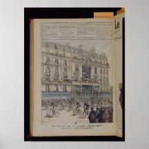The start of the Paris-Brest bicycle race Posters