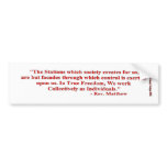 The Stations Quoteable Bumper Sticker bumper stickers