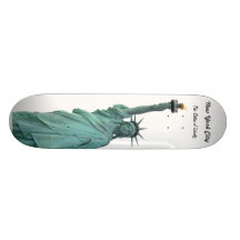 The Statue of Liberty Skate Board Deck